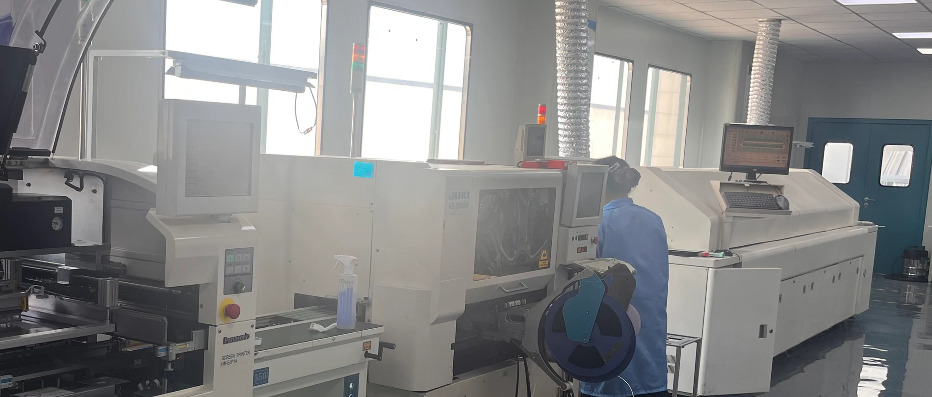 Reliava Technology SMT production line in Wuxi, China